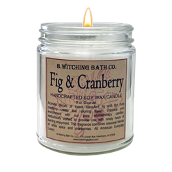 Fig & Cranberry Handcrafted Soy Wax Candle