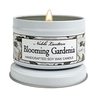 Blooming Gardenia White Tin Candle