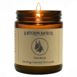 Taurus Astrology Candle