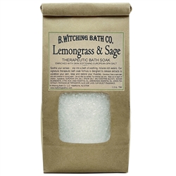 Lemongrass & Sage Bath Soak - Epsom Salt