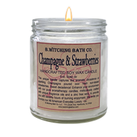 Champagne & Strawberry Handcrafted Soy Wax Candle