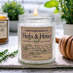 Herbs & Honey Handcrafted Soy Wax Candle