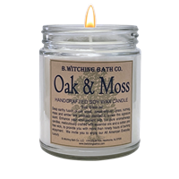 Oak & Moss Handcrafted Soy Wax Candle