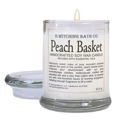 Peach Basket Apothecary Candle