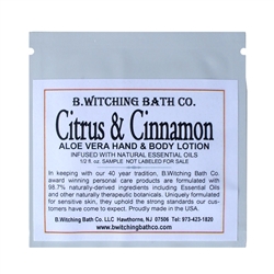 Citrus & Cinnamon - Lotion Sample Pack