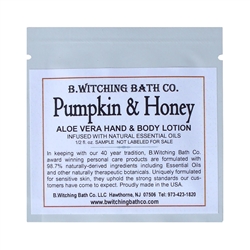 Pumpkin & Honey - Lotion Sample Pack