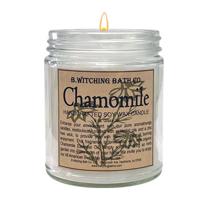 8oz Soy Wax Candles / Free Ship over $35 /Herbal Floral / Handmade / Wood  Wick