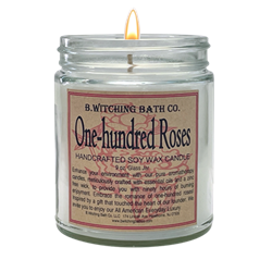 One-hundred Roses Handcrafted Soy Wax Candle