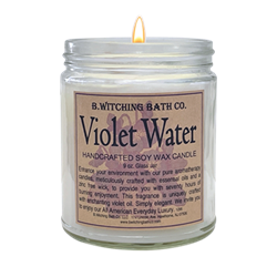 Violet Water Handcrafted Soy Wax Candle