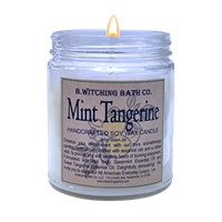Mint Tangerine Handcrafted Soy Wax Candle