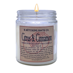 Citrus & Cinnamon Handcrafted Soy Wax Candle