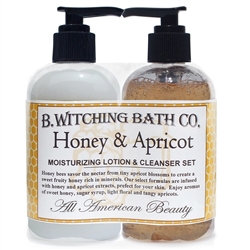Honey & Apricot  Lotion & Cleanser Pre-packaged Set
