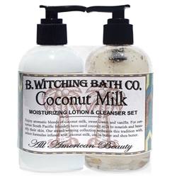 Coconut Milk Lotion & Cleanser Pre-packaged Set
