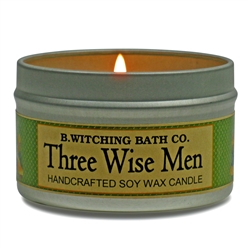 Three Wise Men Tin Candle