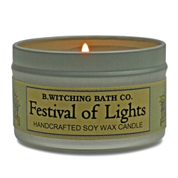 Festival Of Lights Tin Candle