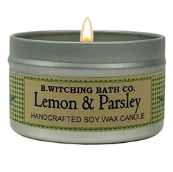 Lemon Parsley Tin Candle