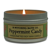 Peppermint Candy Tin Candle