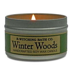 Winter Woods Tin Candle