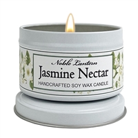 Jasmine Nectar White Tin Candle