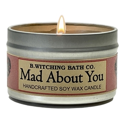 Mad About You Tin Candle