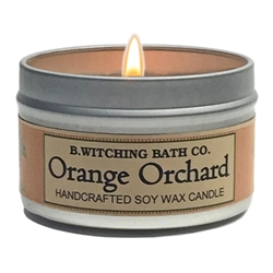 Orange Orchard Tin Candle