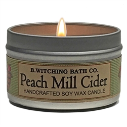 Peach Mill Cider Tin Candle